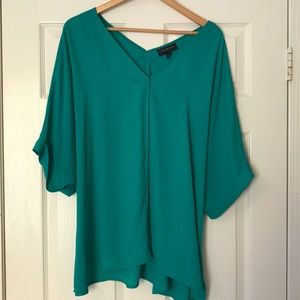 Lane Bryant Green flowy top Size 18/20
